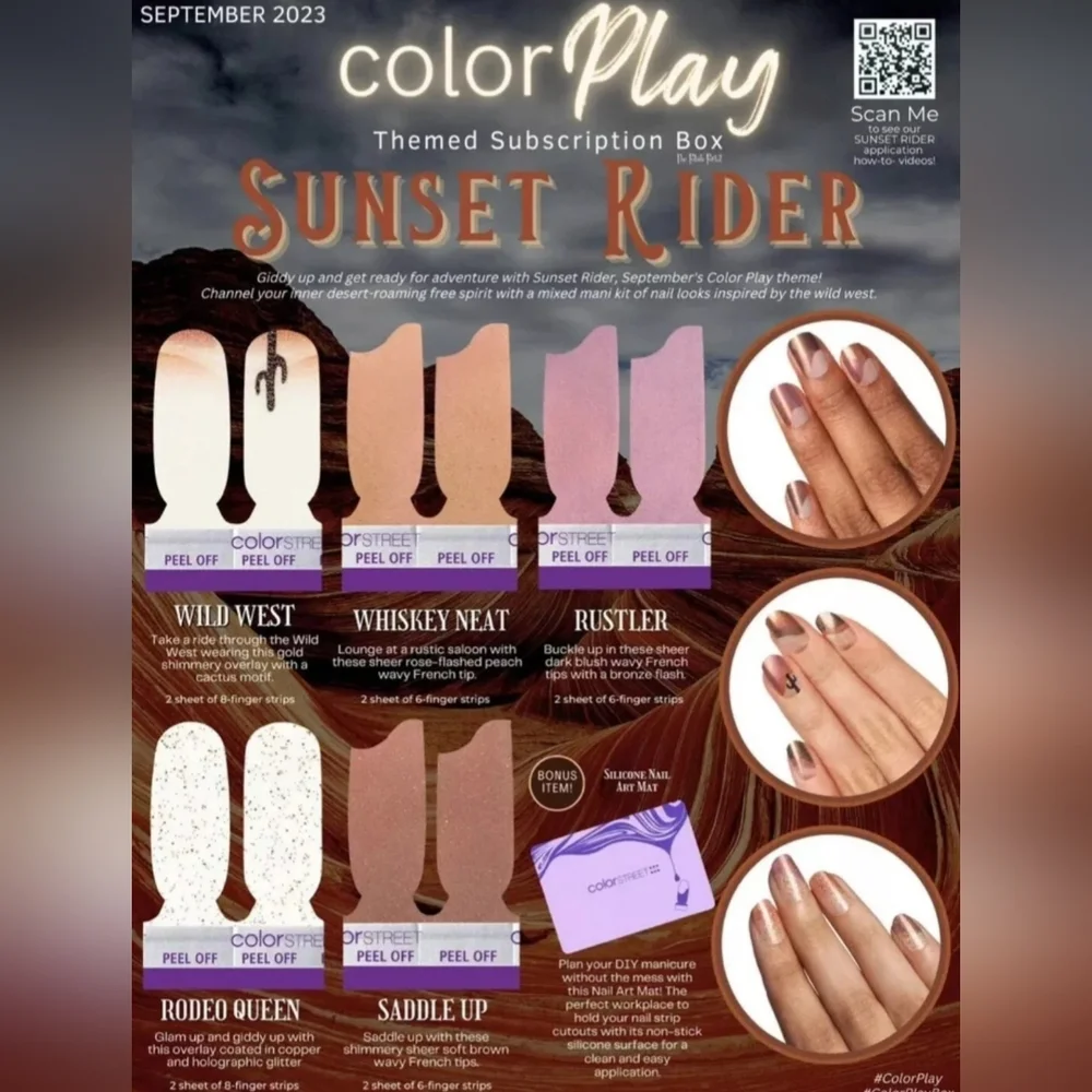 Color Play Subscription Box - Sunset Rider - Picture 4 of 4